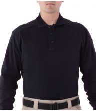 M'S COTTON LS POLO