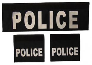 Shield ID Panels-POLICE-Midnight Navy