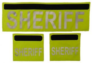 Shield ID Panels-SHERIFF-Hi Visibility