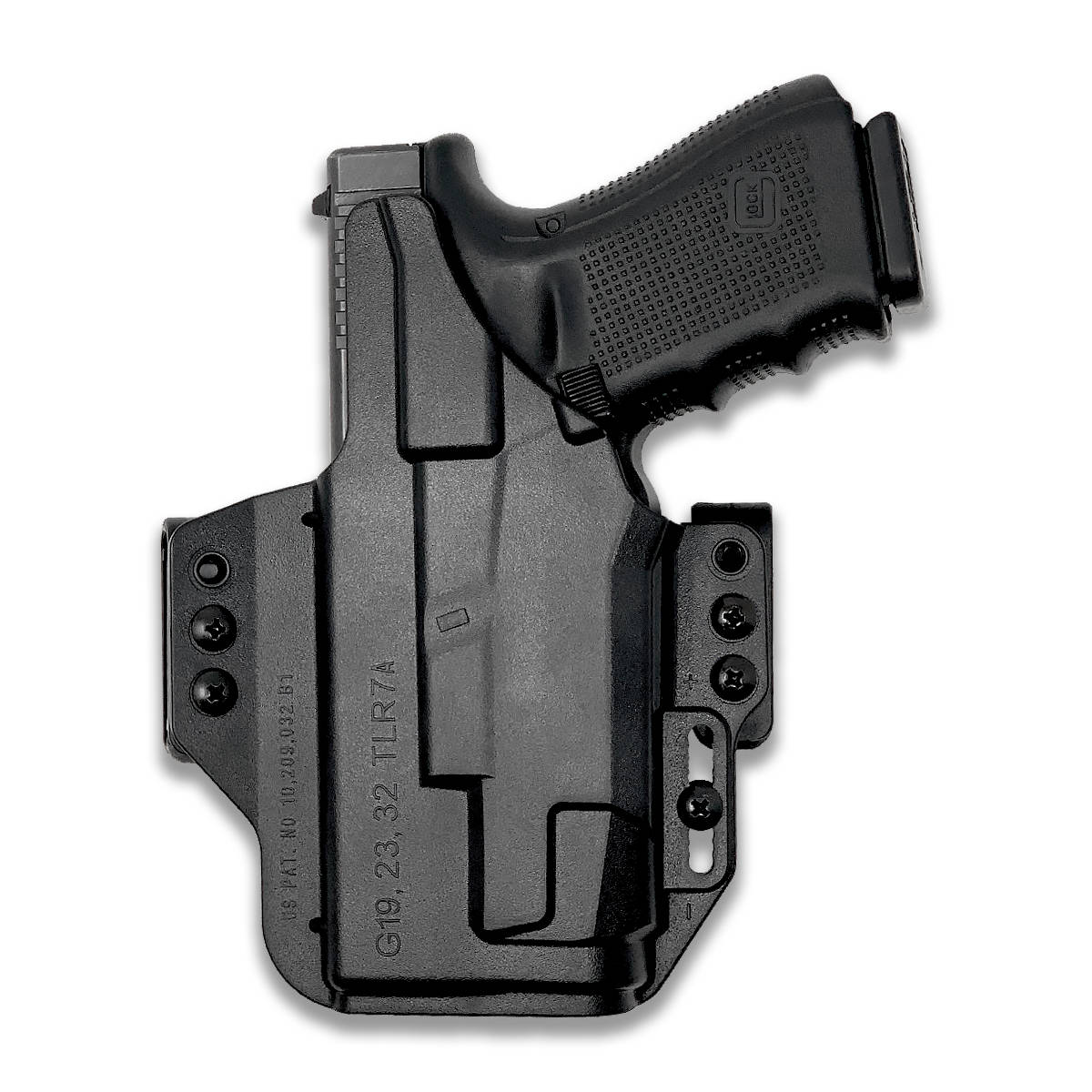Bravo Concealment Torsion IWB Holster Waistband Clips Fits Glock RH BC20-1001
