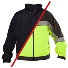 Shield HiVis Reversible Soft Shell-HiVis Navy