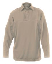 UV1 Undervest Long Sleeve Shirt-Mens-Silvertan