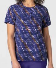 WONDERWINK - Round Neck Tuck-In Scrub Top - Women's
