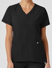 WONDERWINK - Stylized V-Neck Scrub Top - Women's