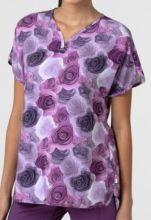 WONDERWINK - Dolman Print Scrub Top - Women's