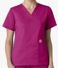 CARHARTT® - Rugged Flex Ripstop V-Neck Scrub Top - Women's