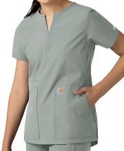 CARHARTT® - Force Essentials Notch Neck Tunic Scrub Top - Women's
