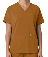 CARHARTT® - Force Cross-Flex Oversized V-Neck Scrub Top - Women's